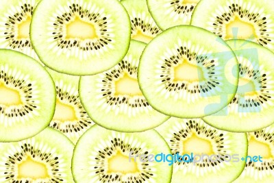 Kiwi Fruit Texture Stock Image