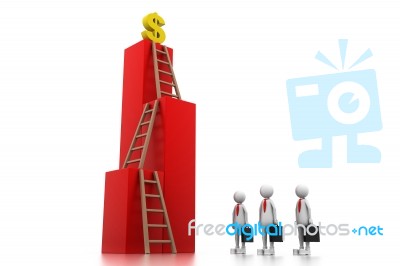 Ladder To Success Stock Image