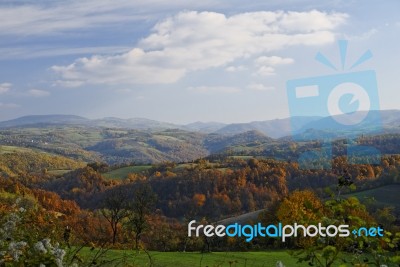 Landscape Mountains Stock Photo