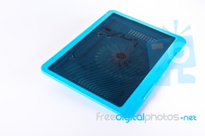 Laptop Air Cooler Stock Photo