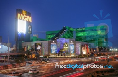 Las Vegas - Circa 2014: Mgm Grand Hotel & Casino On Circa 2014 I… Stock Photo