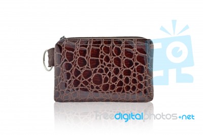 Leather Wallet Stock Photo