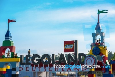 Legoland Entrance Stock Photo