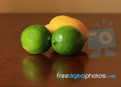 Lemon And Limes Stock Photo