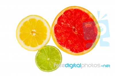Lemon And Orange Stock Photo
