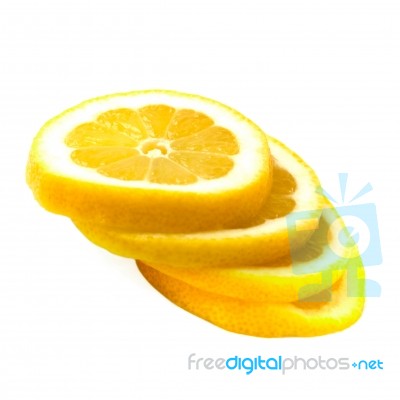 Lemon Slices Stock Photo