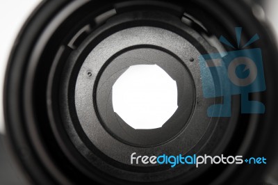 Lens Aperture Stock Photo