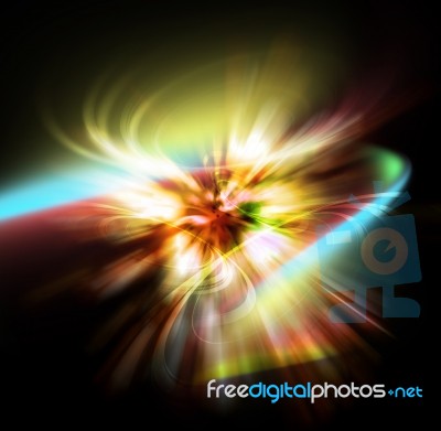 Light Aura Abstract Stock Image