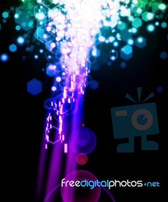 Lighting Effect Background Stock Image