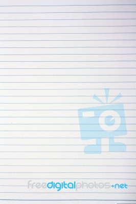 Lined Blank Paper Background Stock Photo