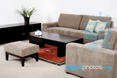 Living-room With The Modern Furniture Stock Photo Living-room With The Modern Furniture Stock Photo