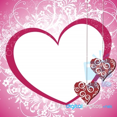 Love Card With Copyspace Stock Image