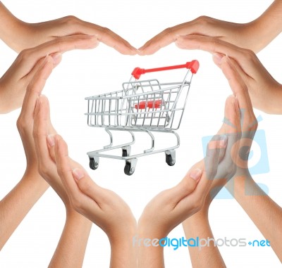 Love Shopping Stock Photo