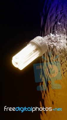 Low-energy Light Bulb Stock Image