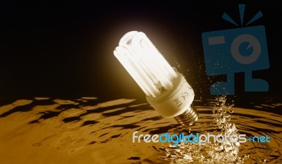Low-energy Light Bulb Stock Image
