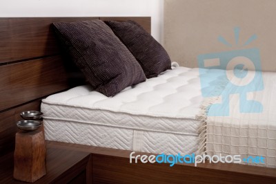 Luxury Modern Bedroom Stock Photo