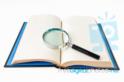 Magnifying Glass Stock Photo