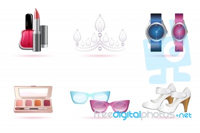Make Up Accessories Stock Image