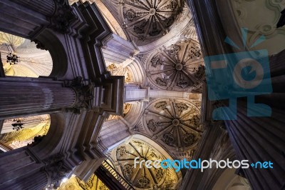 Malaga, Andalucia/spain - July 5 : Interior View Of The Cathedra… Stock Photo