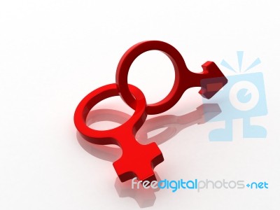 Male & Female Symbol Stock Image