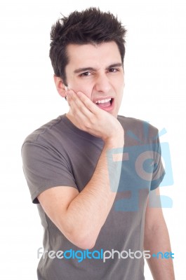 Man With Toothache Stock Photo