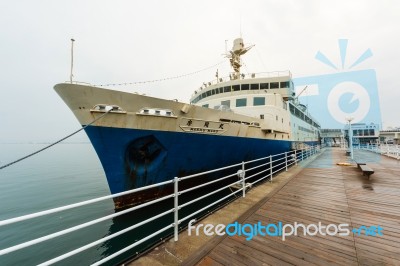 Mashu Maru Memorial Ship In Hakodate, Hokkaido Stock Photo