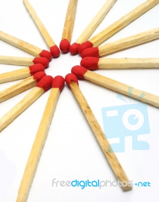 Matchsticks Stock Photo