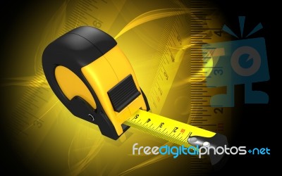 Measure Tape Stock Image
