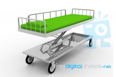 Medical Bed Stock Image