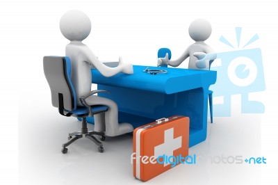 Medical Consultation Stock Image