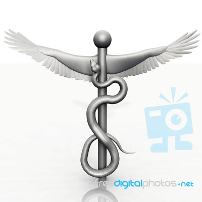 Medical Logo On A White Background Stock Image