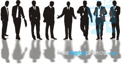 Men In Business Suits Stock Image