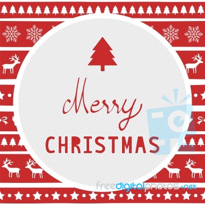 Merry Christmas Greeting Card50 Stock Image