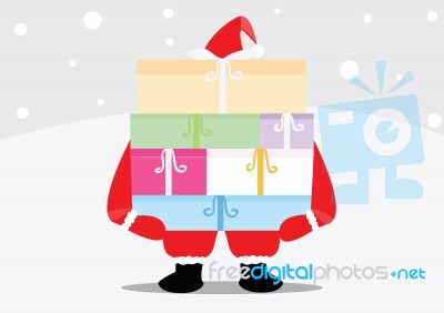 Merry Christmas Santa Claus Stock Image