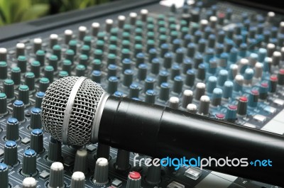 Microphone Stock Photo