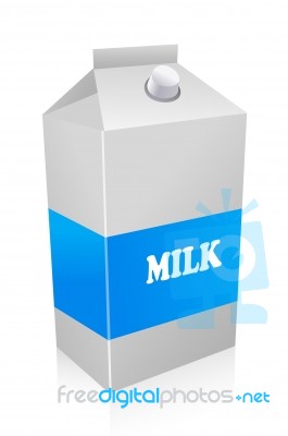 Milk Carton Stock Image