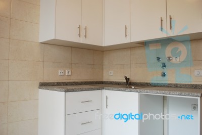 Modern Apartment Kitchen Stock Photo Modern Apartment Kitchen Stock Photo