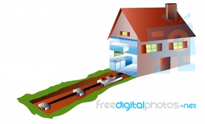 Modern Building Construction Stock Image