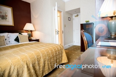 Modern Double Clean Bedroom Stock Photo Modern Double Clean Bedroom Stock Photo