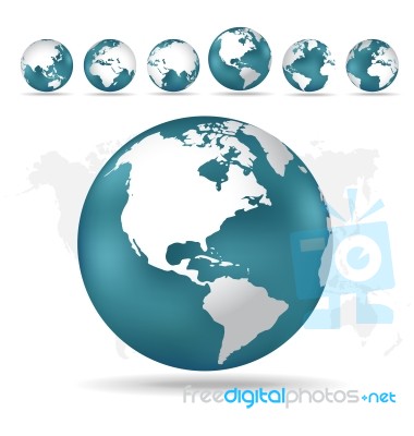 Modern Globe Stock Image
