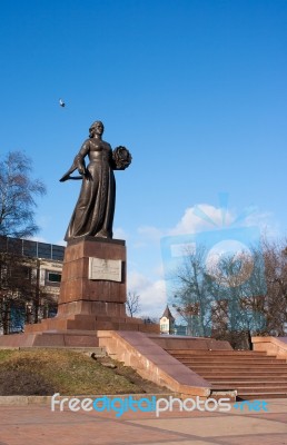Monument Mother Motherland In Kaliningrad Stock Photo