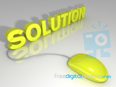 Mouse Solution Stock Image