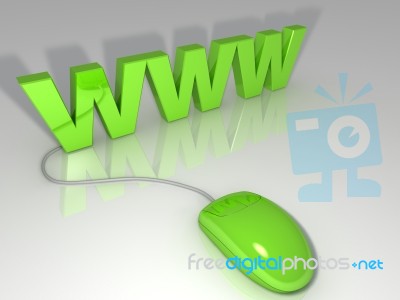 Mouse Web Stock Image
