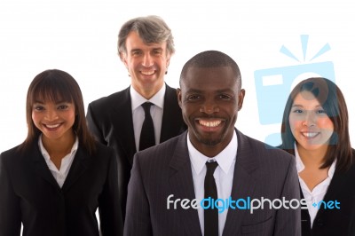 Multi Ethnic Business Team Stock Photo