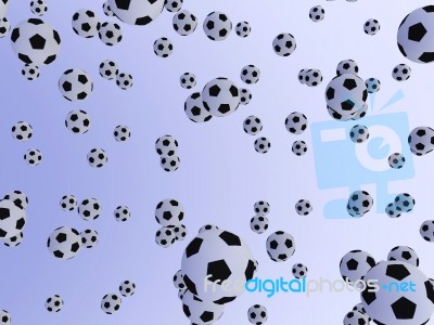 Multi Soccer Stock Image