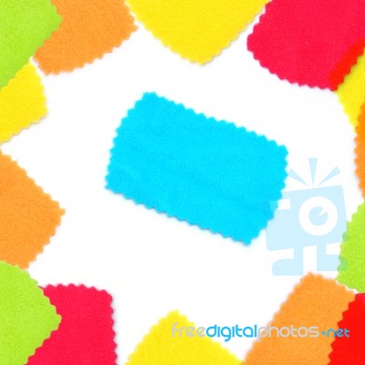 Multicolored Fabric Stock Photo
