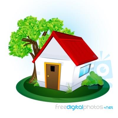 Natural Home Stock Image