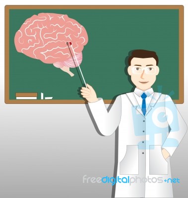 Neurology Doctor Stock Image
