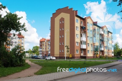 New Apartment House Stock Photo