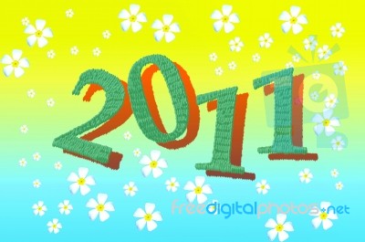 New Year 2011 Stock Image